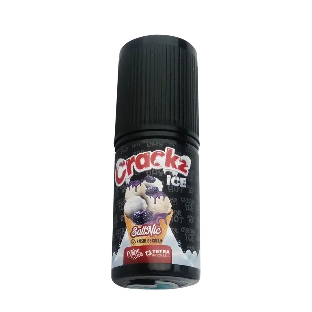 Crackz Ice Raisin Ice Cream Saltnic Crackz Ice Raisin Ice Cream Saltnic