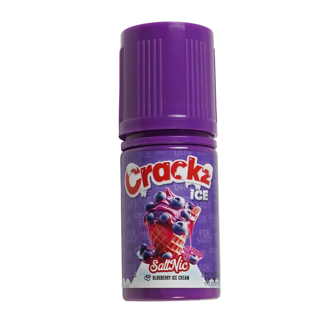 Crackz Ice Blueberry Ice Cream Saltnic Crackz Ice Blueberry Ice Cream Saltnic
