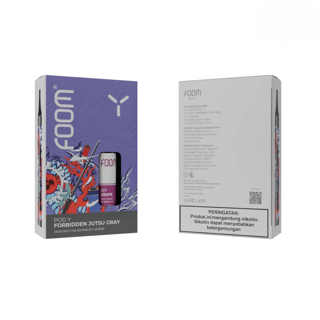 FOOM Y FORBIDDEN JUTSU GRANITE GREY BUNDLING LIQUID 15ML FOOM Y FORBIDDEN JUTSU GRANITE GREY BUNDLING LIQUID 15ML