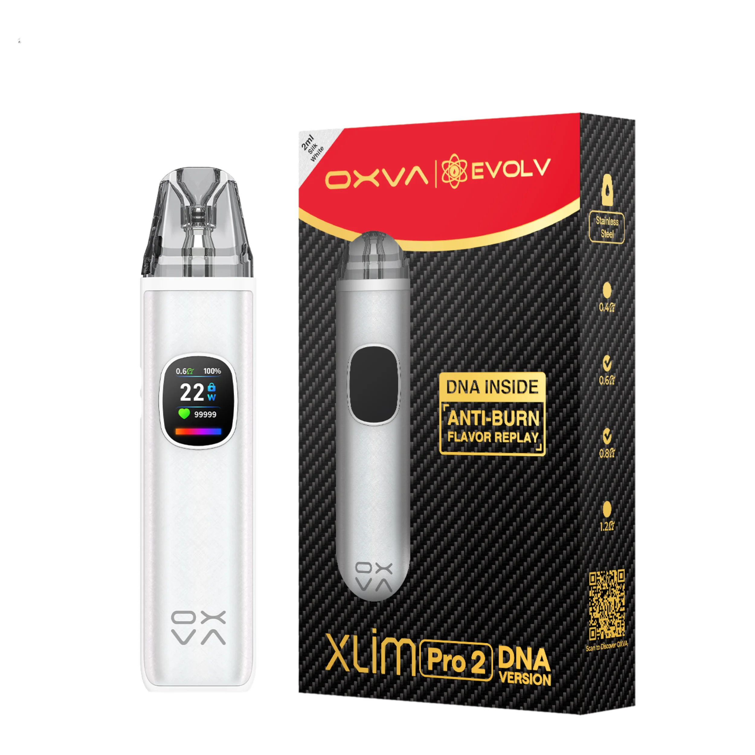 OXVA XLIM PRO 2 DNA VERSION SILK WHITE
