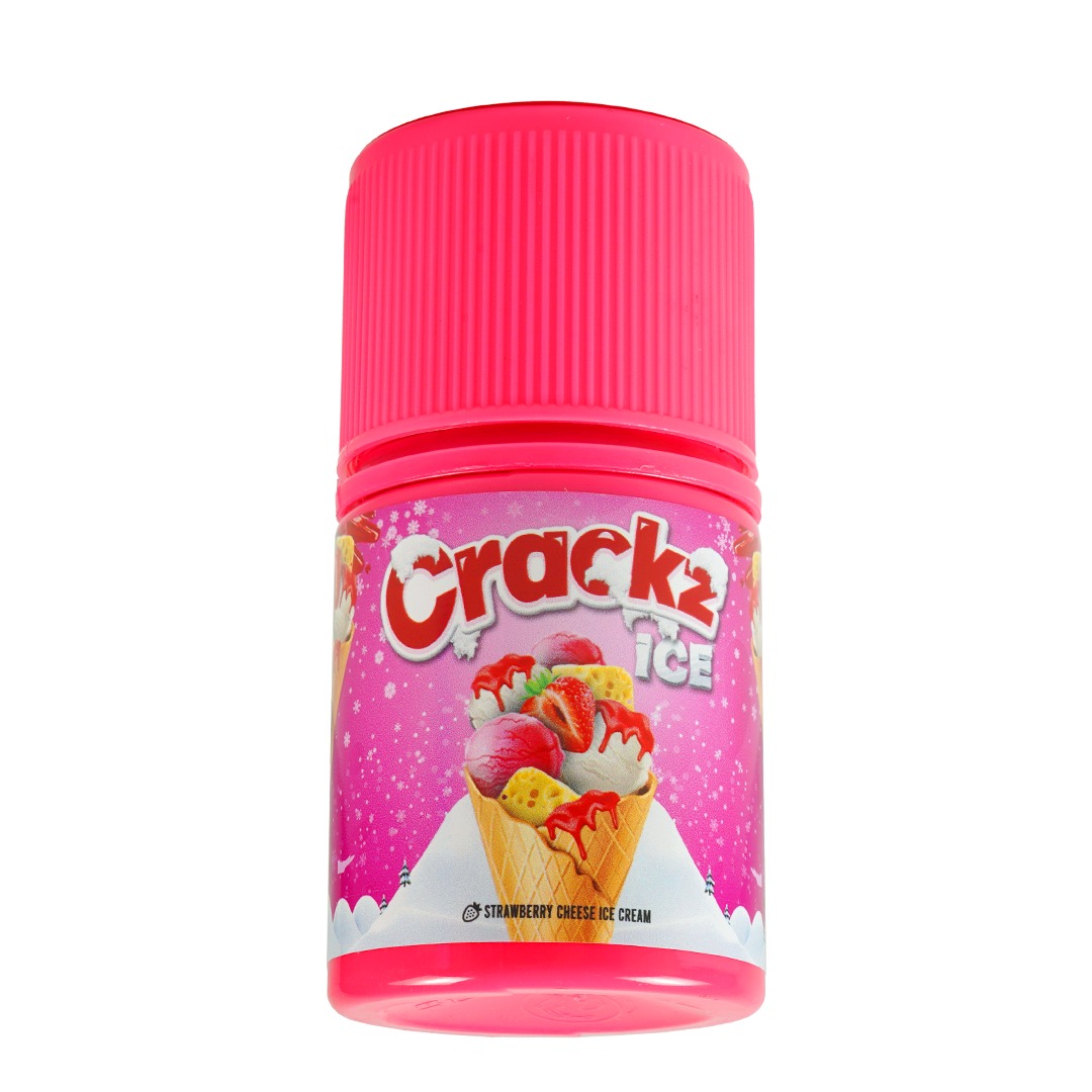 Crackz Ice Strawberry Cheese Ice Cream Crackz Ice Strawberry Cheese Ice Cream