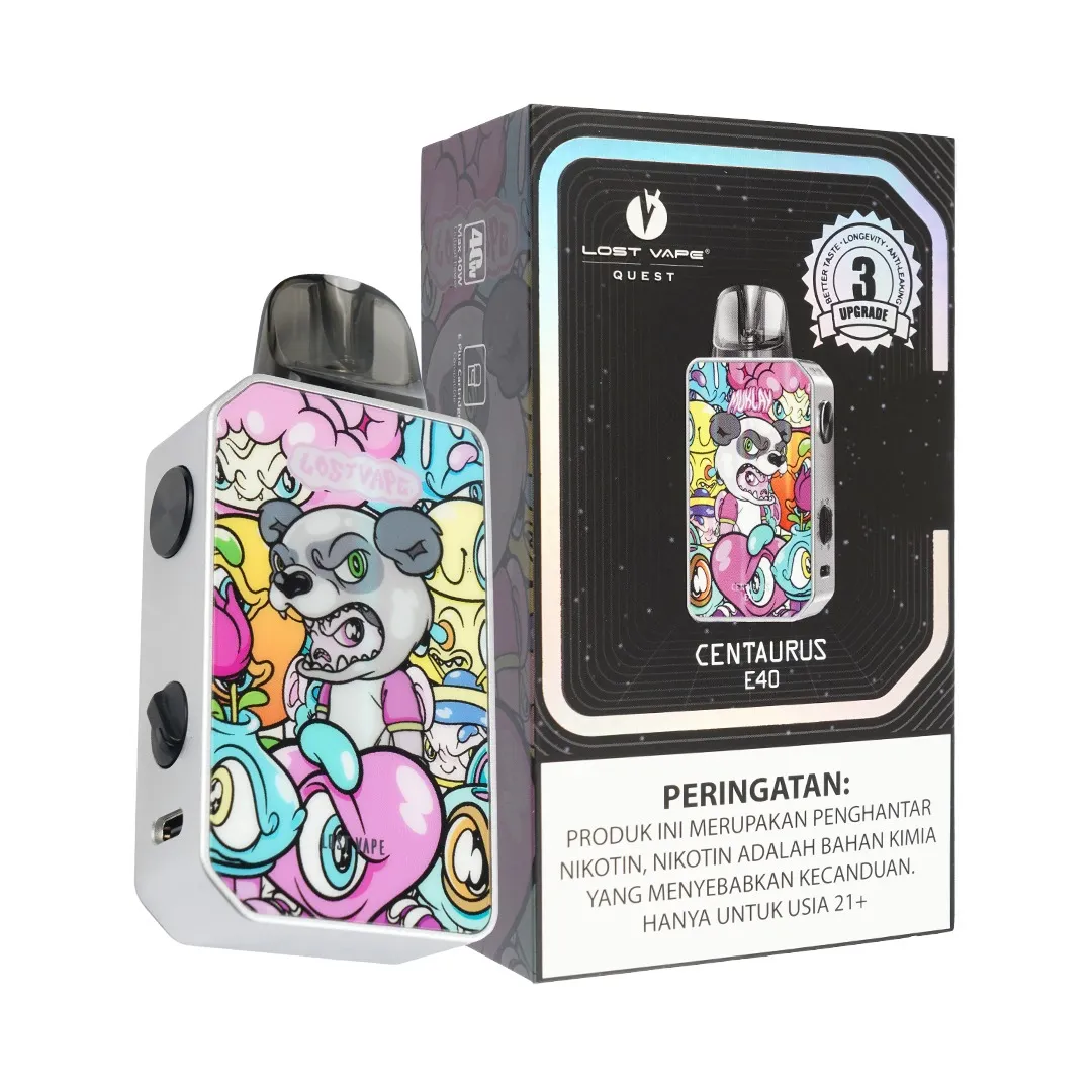 LOST VAPE CENTAURUS E40 MUKLAY EDITION PANDA SILVER
