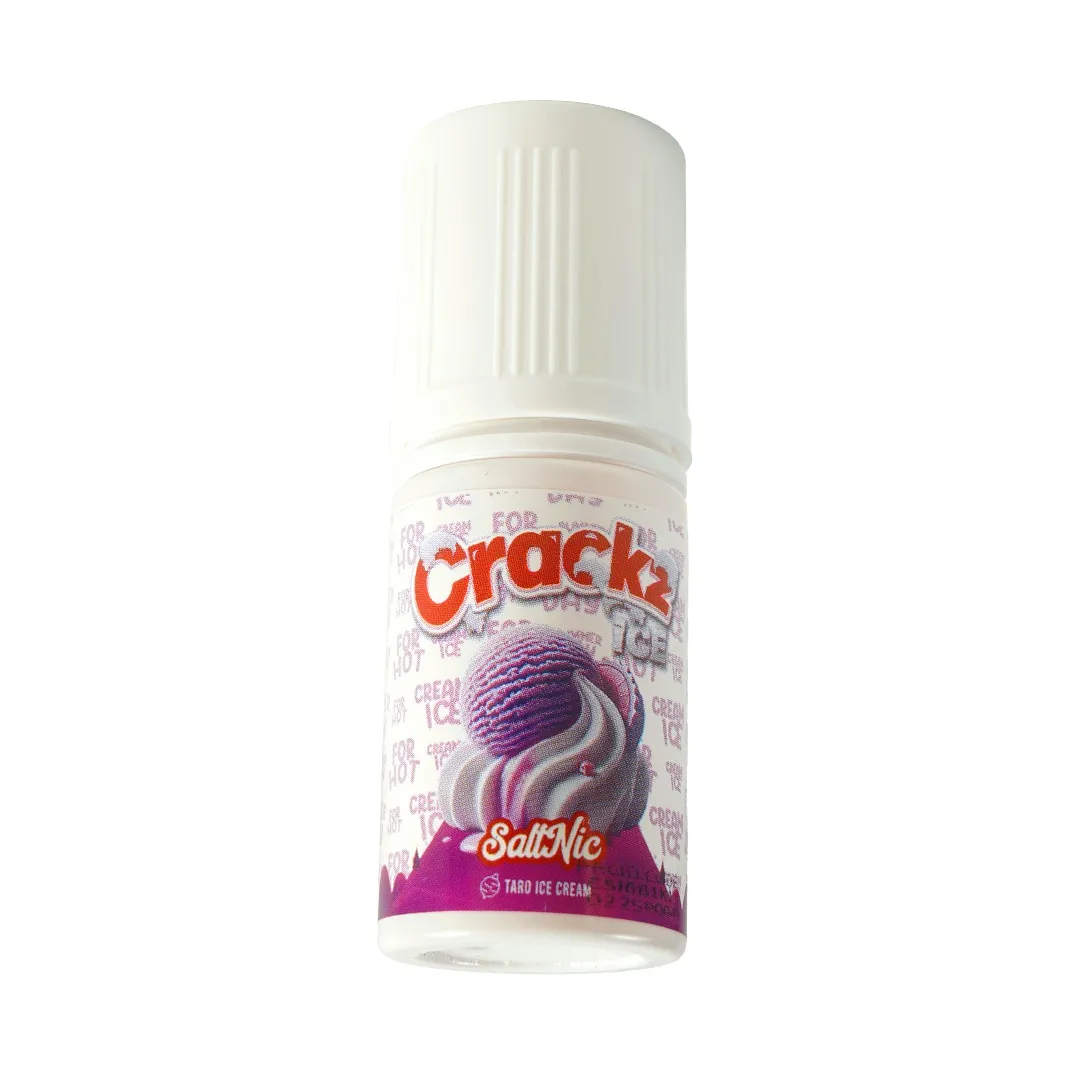 Crackz Ice Taro Ice Cream Saltnic Crackz Ice Taro Ice Cream Saltnic