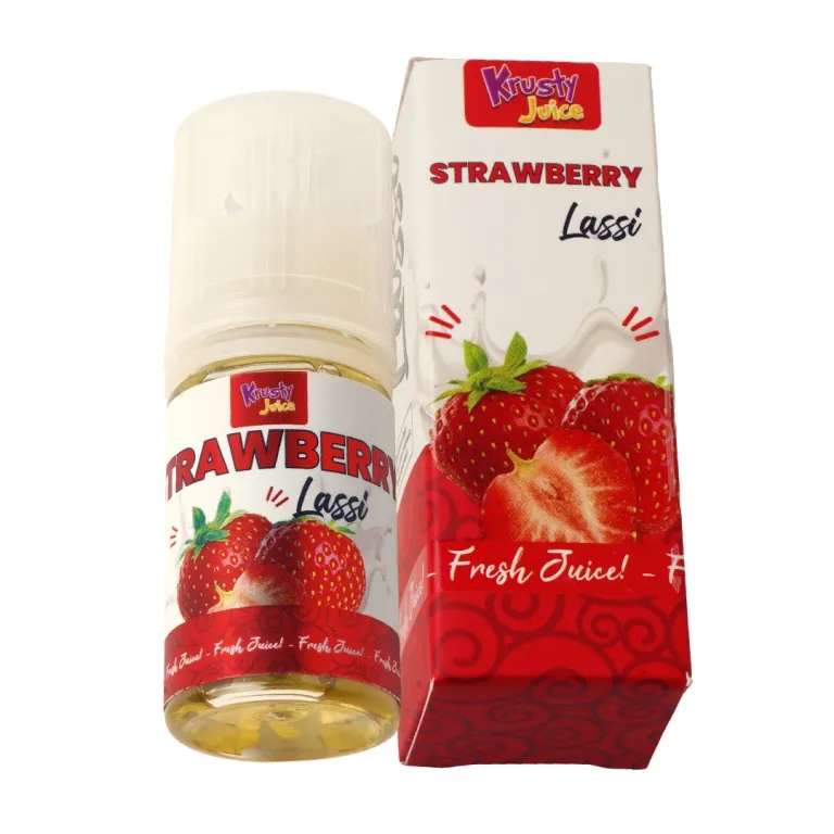Krusty Juice Strawberry Lassi