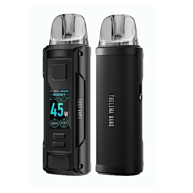 LOST VAPE THELEMA NANO MIDNIGHT BLACK LOST VAPE THELEMA NANO MIDNIGHT BLACK