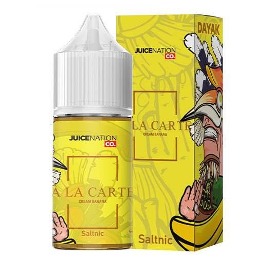 A La Carte Cream Banana Saltnic A La Carte Cream Banana Saltnic