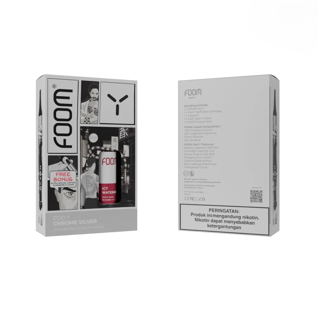 FOOM Y UUS EDITION CHROME SILVER BUNDLING LIQUID 15ML