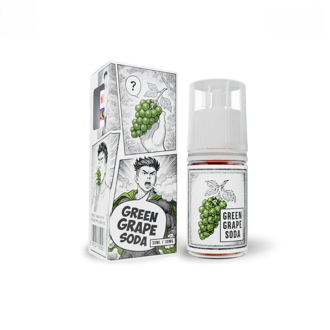 FOOM Green Grape Soda