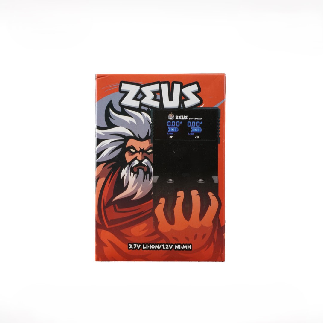 CHARGER ZEUS LCD SMART AND FAST RED CHARGER ZEUS LCD SMART AND FAST RED